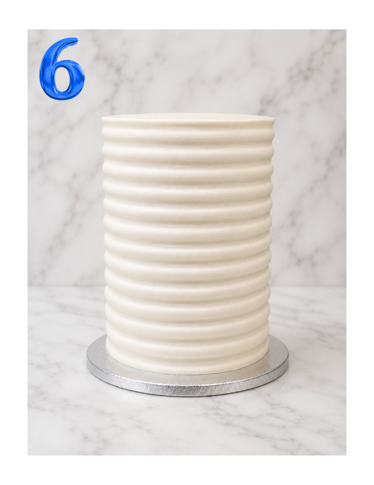 8 Inch White Cake image 7